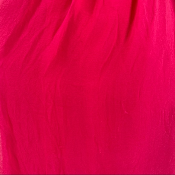 Alice + Olivia Hot Barbie Pink Mini Silk Dress - Picture 4 of 11